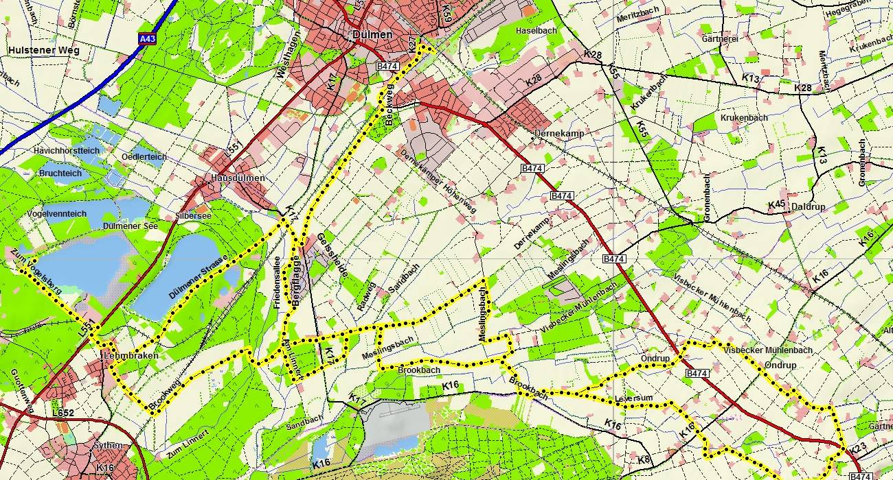 Bild 7: Die Radel-Tour südlich von Dülmen war insgesamt rund 50 km lang