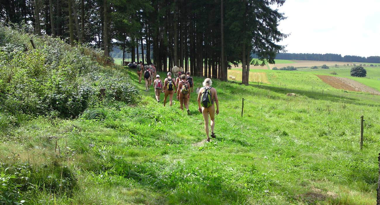 Bild 3: Der Weg führte zwischen Weiden und Feldern entlang