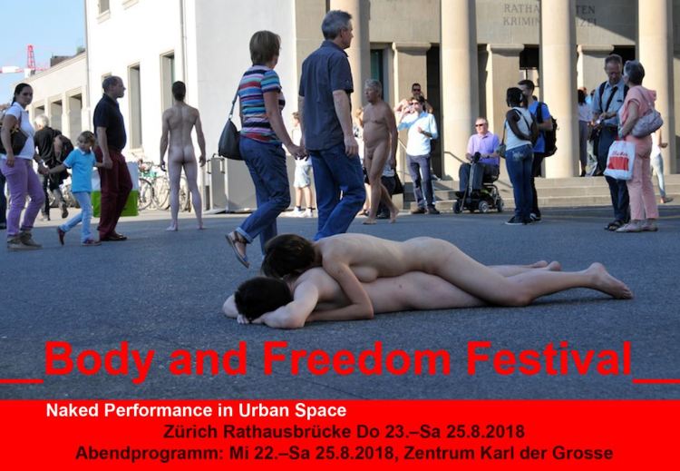 Brochure van het Body and Freedom Festival 2018 Foto
