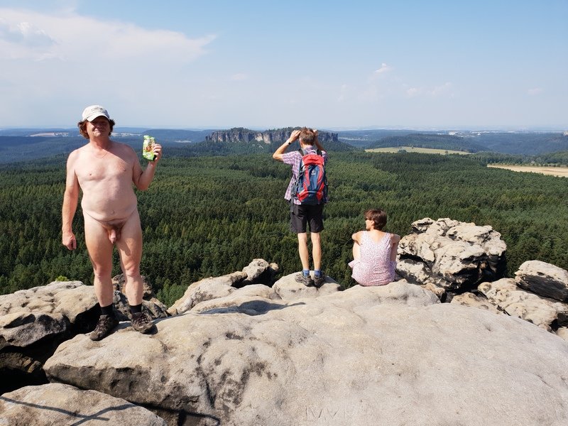 20180804 Blick vom Gohrisch in Richtung Pfaffenstein