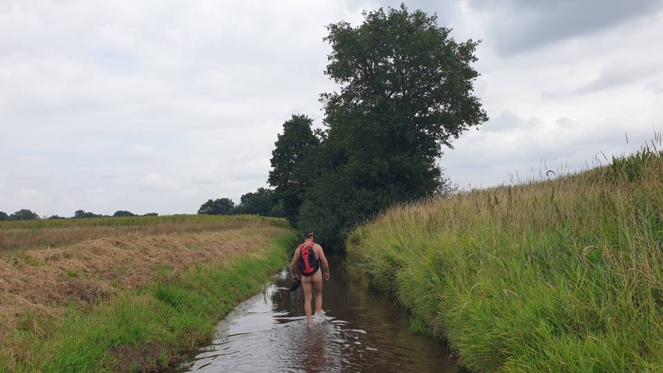 35/36 Der Kannebrooksbach ist zugewachsen