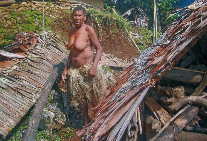 Frau im Dorf Bunlap im Osten der Pfingst-Insel (Vanuatu). Lizenz: durch wikimedia commons