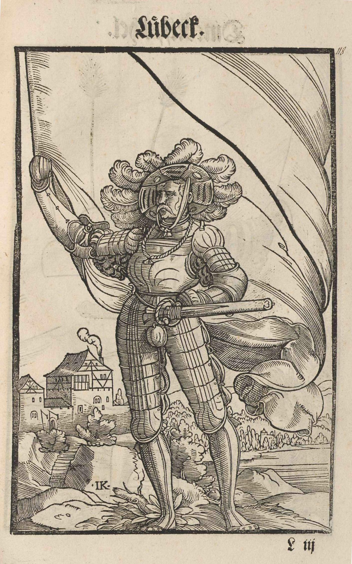 Wapen Lübeck 1545 (5|8) Public Domain per wikimedia.