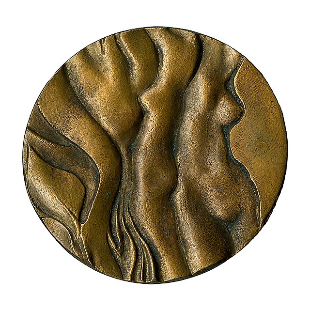 Goethe medal from 1982, reverse side