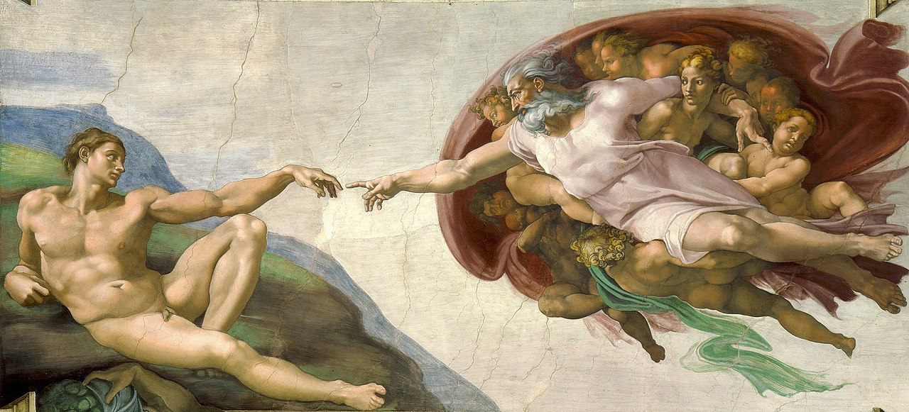 Michelangelo, Schöpfung des Adam, ca. 1511
